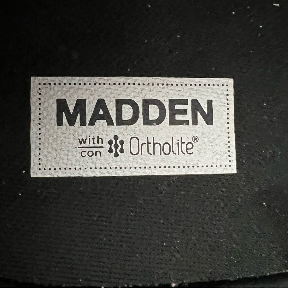 Madden With Ortholite Black Velvet Slip On Loafers Shoes - Men’s Size 11 - Picture 8 of 9